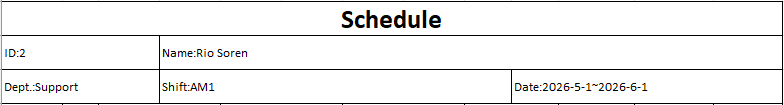 uPunch - MK3000 - Reports - Schedule - Employee Header.png
